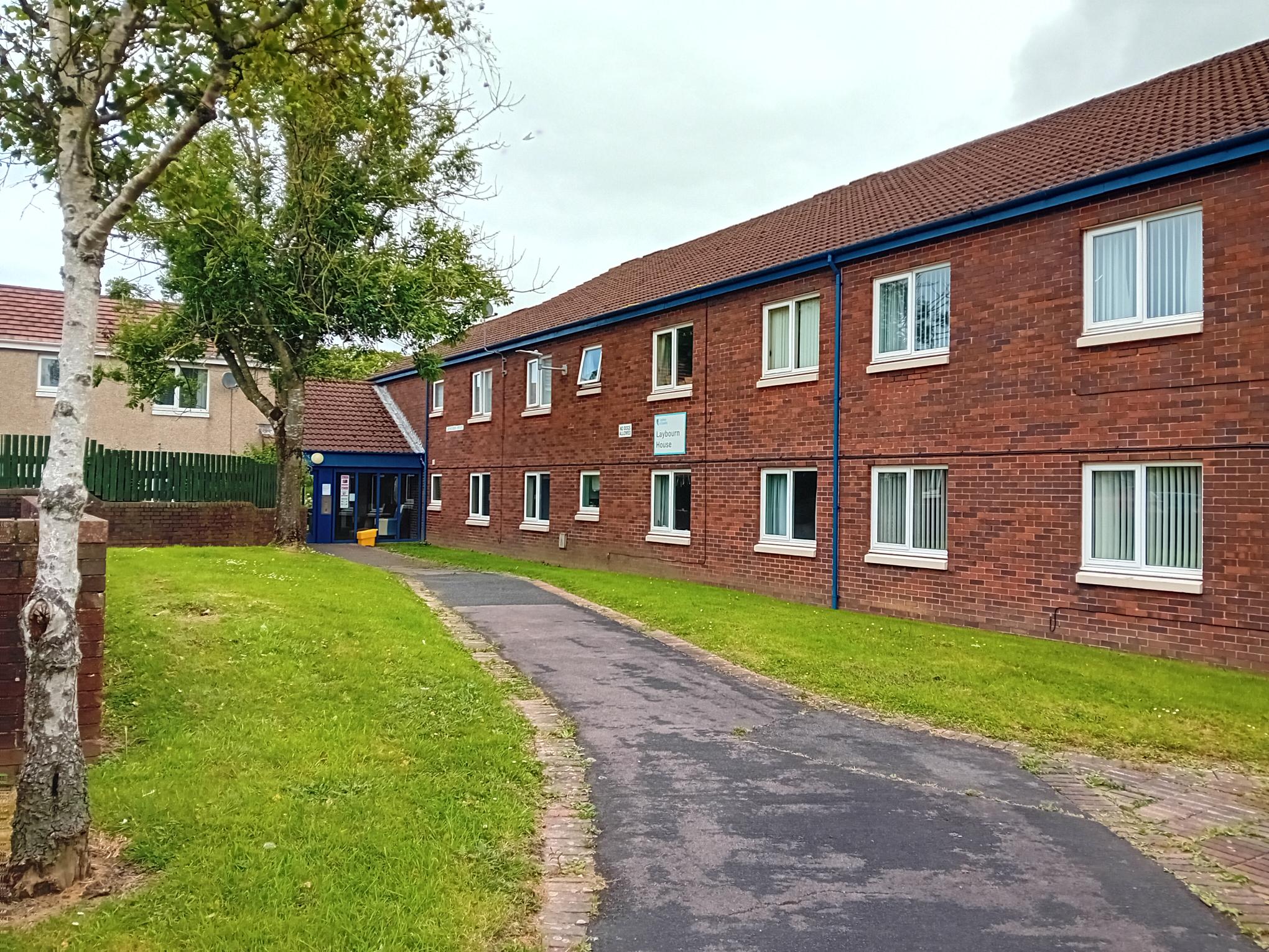 Photo of scheme entrance, Laybourn House